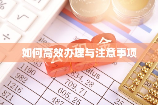 通渭如何高效办理与注意事项