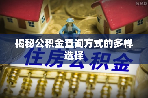 通渭揭秘公积金查询方式的多样选择